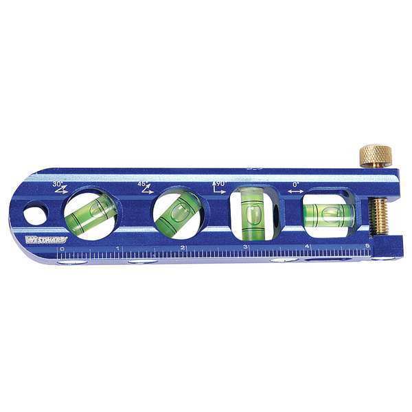 Westward Magnetic Torpedo Level, 6 1/4 In, 4 Vials 4MRX9