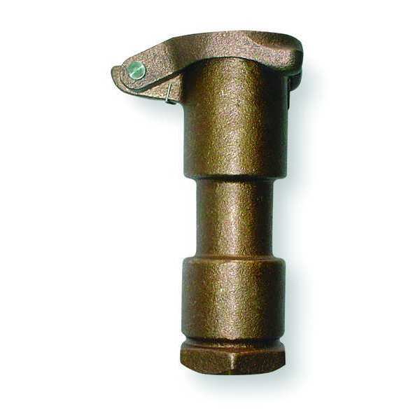 Zoro Select Quick Coupling Valve, 3/4 In, FNPT, Brass 4NDN8