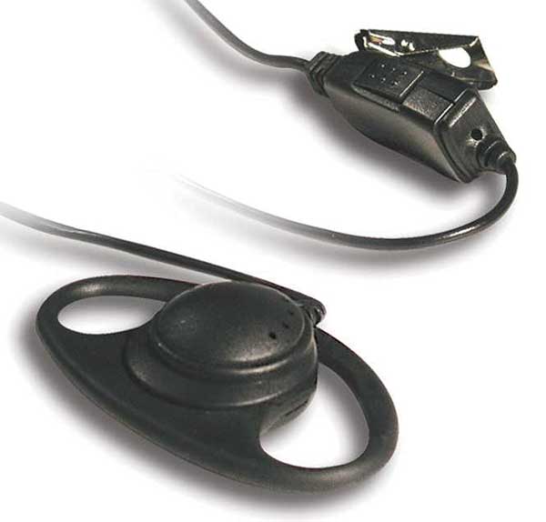 Kenwood Headset, Earbud with In-Line PTT Mic KHS-27A