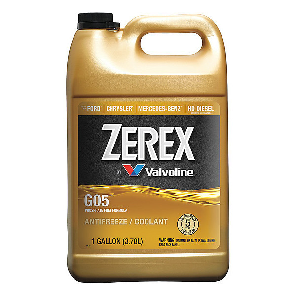 Zerex Antifreeze Coolant, 1 gal., Concentrated ZXG051