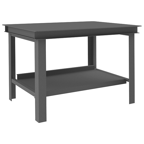 Durham Mfg Super Heavy Duty Work Bench, Steel, 48" W, 34" Height, 14,000 lb., Straight HWB-3648-95