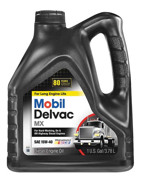 Mobil Mobil Delvac MX 15W-40, Diesel, 1 Gal. 122214