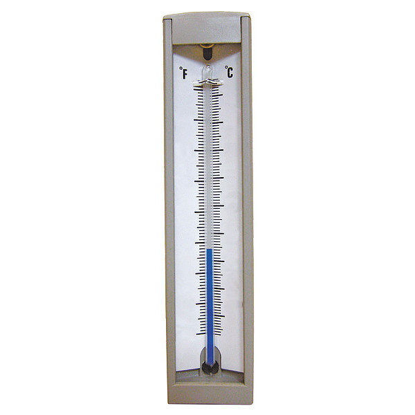 Zoro Select Compact Thermometer, 30 to 240 F, Back 4PRU7