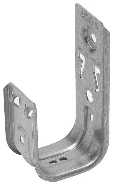 B-Line by Eaton BCH64 J-Hook,Wall Mount,4In Max Cap, Silver