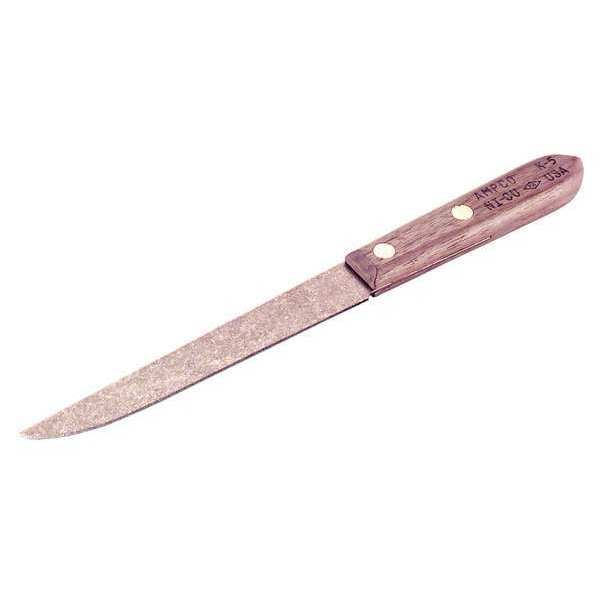 Ampco Safety Tools Knife, 5 3/4 In, Nonsparking, Wood K-5