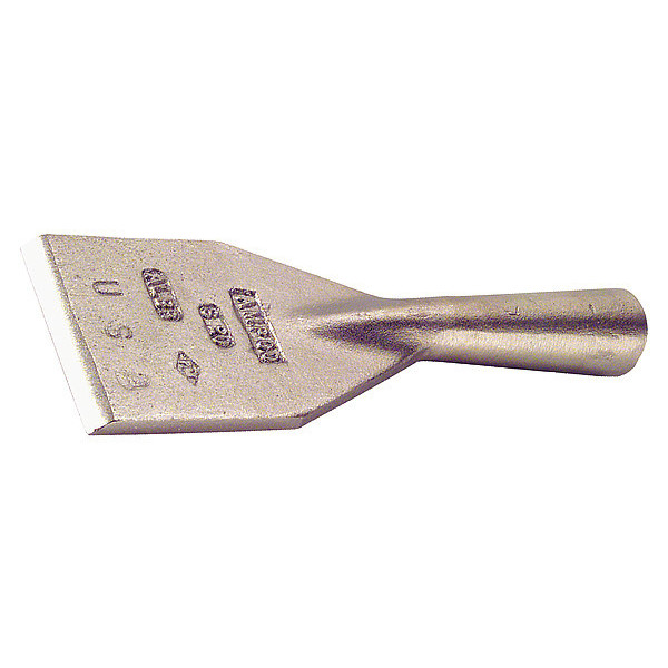Ampco Safety Tools Scraper, Stiff, 4", Nickel Aluminum Bronze S-31