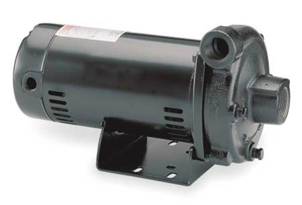 Dayton Cast Iron 1-1/2 HP Straight Center Discharge Pump 115/230V 4RU75