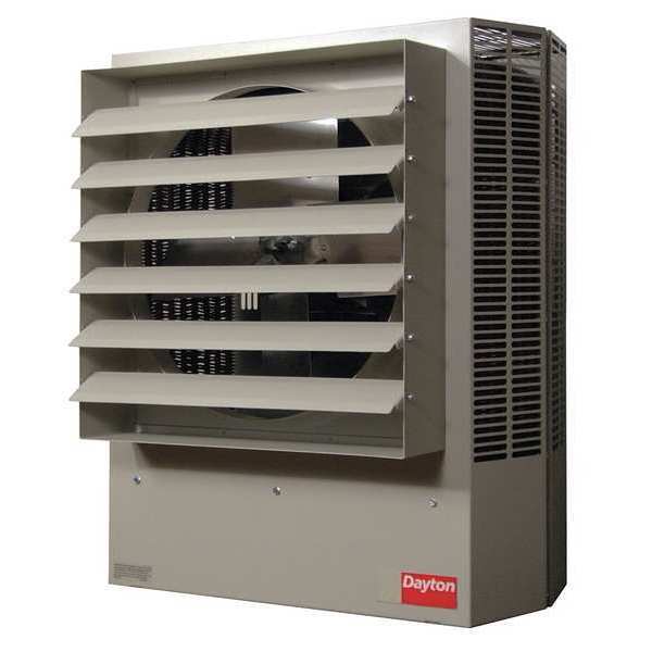 Dayton Electric Wall & Ceiling Unit Heater, 480V AC, 3 Phase, 60.0 kW 4TDH7