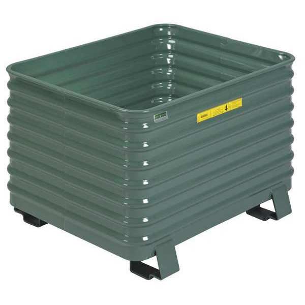 Steel King Green Bulk Container, Steel, 17.8 cu ft Volume Capacity RCCM324024VG