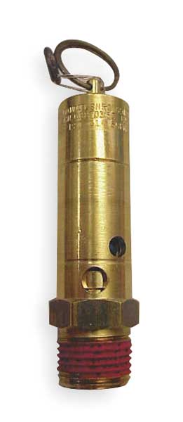 Control Devices Air Safety Valve, 1/2 In Inlet, 125 psi SN50-1A125