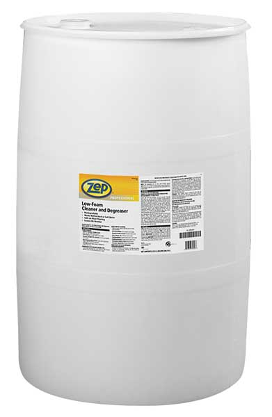 Zep Low Foam Cleaner Degreaser, 55 gal. Drum, Liquid, Dark Red 1041620