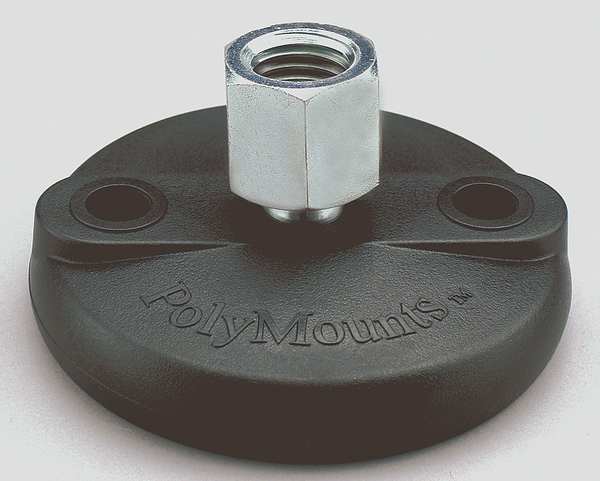 S & W Leveling Mount, Boltless, 1/2-13, 2 in Base, Load Capacity: 3000 lb BNYLB2-TEL