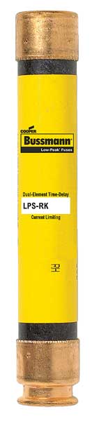 Eaton Bussmann UL Class Fuse, RK1 Class, LPS-RK-SP Series, Time-Delay, 0.80A, 600V AC, Non-Indicating LPS-RK-8/10SP