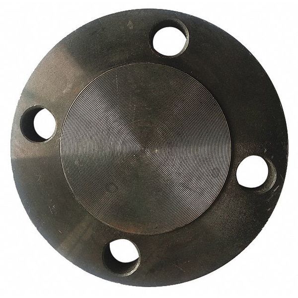 Zoro Select Welded, Black Steel Blind Flange, Class 150 FLCS1RFBL500