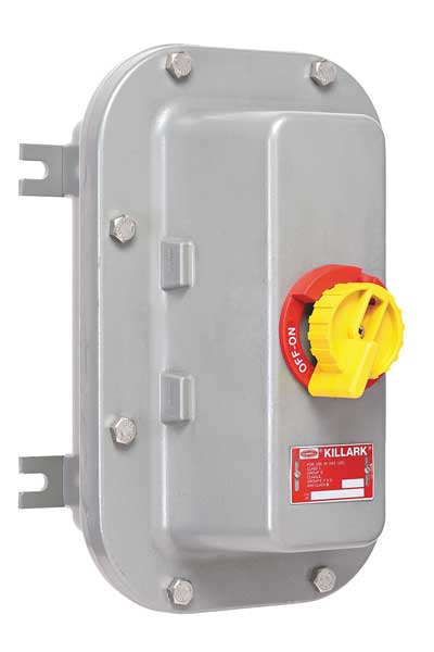 Killark Nonfusible Hazardous Location Safety Switch, Heavy Duty Duty, 600V, 3PST, 60 A B7NFD26A