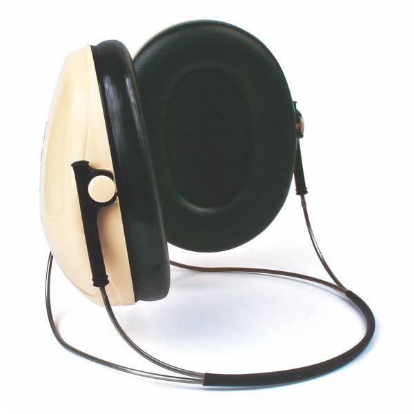 3M Peltor Behind-the-Neck Ear Muffs, 21 dB, Peltor Optime 95, Black/Beige  7000009666 Zoro