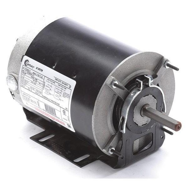 Century Split-Phase Belt Drive Motor, 1/3 HP, 48Z Frame, 115/230V AC Voltage, 3,450 Nameplate RPM F344V1