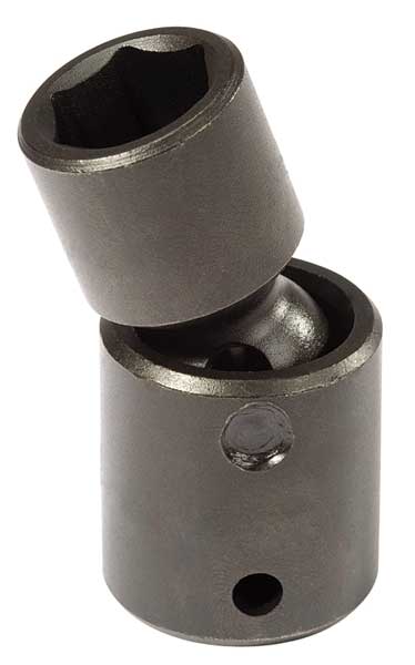 Proto 3/8 in Drive Flex Impact Socket 17 mm Size 6 pt Standard Depth, Black Oxide J77417MP