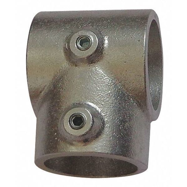 Zoro Select Structural Fitting, Tee-E, Aluminum, 1.5 in Pipe Size 4UJ25