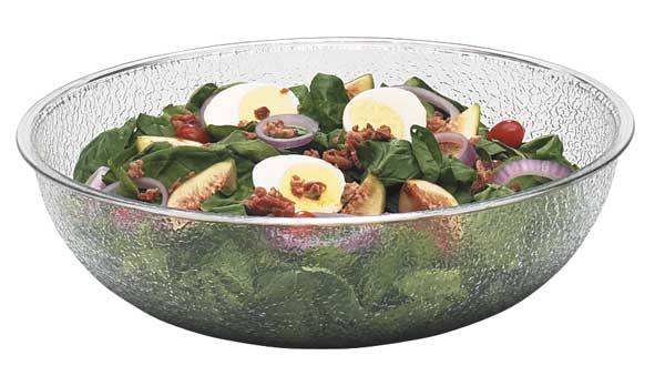 Cambro Round Pebbled Bowl, 5-3/4 qt., Polycarbonate Pebbled PK12 CAPSB12176