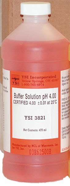 Ysi Buffer Solution, pH, 4.00, Pt, PK6 3821