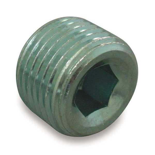 Eaton Aeroquip Adpt, MNPT, 3/8-18, Hex Plug 2222-6s