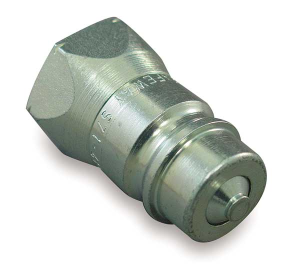 Safeway Hydraulics Hydraulic Quick Connect Hose Coupling, Steel Body, Push-to-Connect Lock, 3/4"-16 Thread Size S71-15P