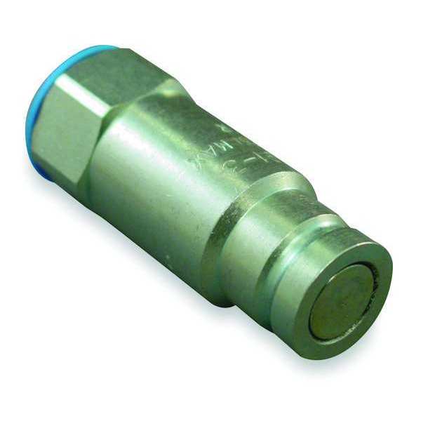 Safeway Hydraulics Hydraulic Quick Connect Hose Coupling, Steel Body, Push-to-Connect Lock, 1/2"-14 Thread Size FF491-3-1/2-z1