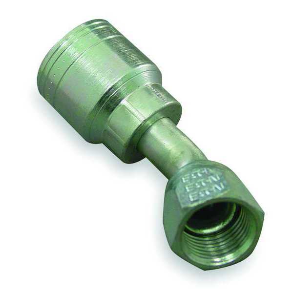 Aeroquip Fitting, 45 Deg, 3/8 In Hose, 9/16-18 JIC 1AA6FJA6