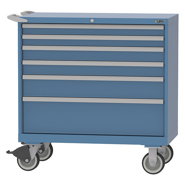 Lista Mobile Service Bench, 440 lb., Bright Blue XSHS07500602M Zoro