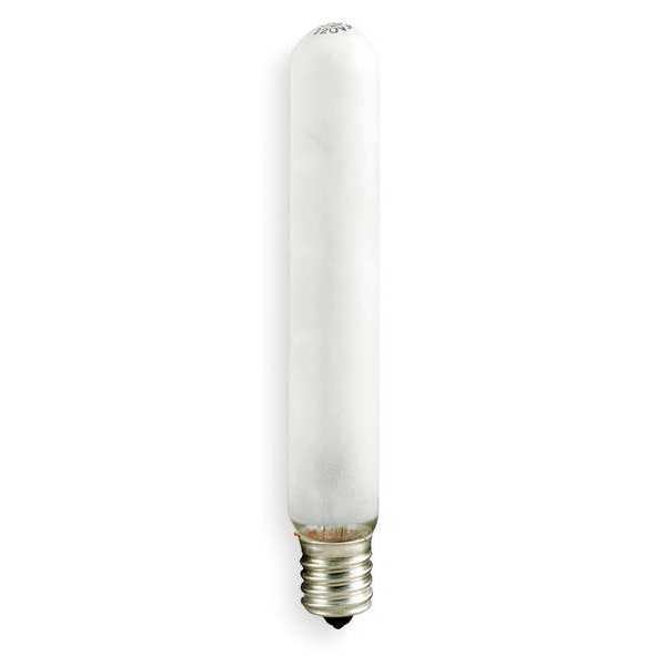 Current GE LIGHTING 25W, T6 1/2 Incandescent Light Bulb, Lumens: 240 25T61/2/F-130v