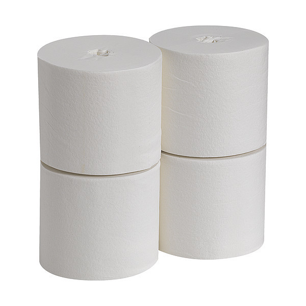 Georgia-Pacific Dry Wipe Roll, Center Pull, Double Recreped DRC, 7 3/4 x 13 1/4 in, 260 Sheets, White, 4 Pack 20050