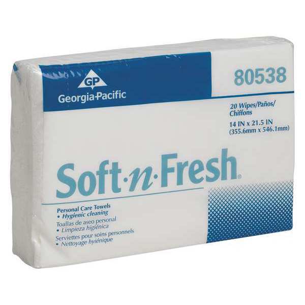 Georgia-Pacific Pacific Blue Select Multifold Paper Towels, 1 Ply, 320 Sheets, No Roll, White, 320 PK 80538