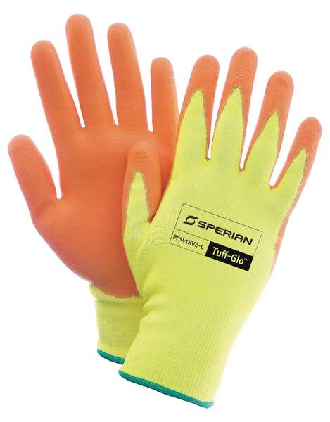 Honeywell Cut Resistant Coated Gloves, 2 Cut Level, Polyurethane, M, 1 PR PF541HVZ-M