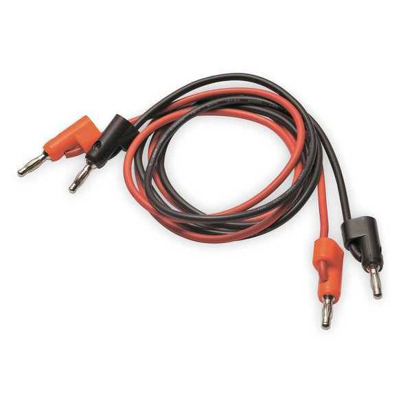 Zoro Select Patch Cord Kit, Stacking Banana Plug, 40In 4WRF6