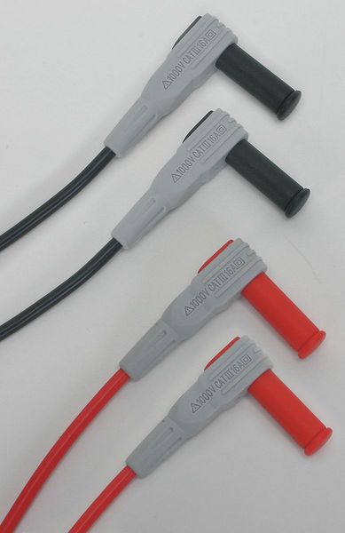 Zoro Select Modular Silicone Test Leads, 52 In 4WRA7