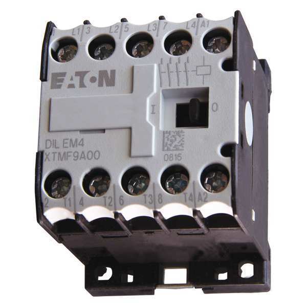Eaton Miniature IEC Magnetic Contactor, 4 Poles, 120 V AC, 9 A, Reversing: No XTMF9A00A