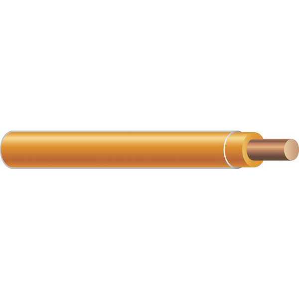 Southwire Building Wire, THHN, 14 AWG, 2,500 ft, Orange, Nylon Jacket, PVC Insulation 11585705