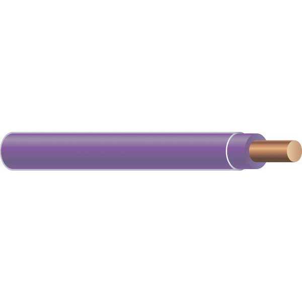 Southwire Building Wire, THHN, 12 AWG, 2,500 ft, Purple, Nylon Jacket, PVC Insulation 21204305