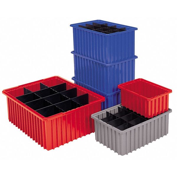 Medium 28 oz Round Container Base, 4 Dividers, 6-3/4 Dia.x2 Deep