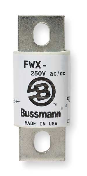 Eaton Bussmann Semiconductor Fuse, FWX-A Series, 100A, Fast-Acting, 250V AC, Bolt-On FWX-100A