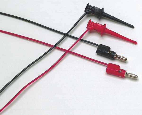 Fluke Mini Pincer Test Leads, 36 In. L TL950