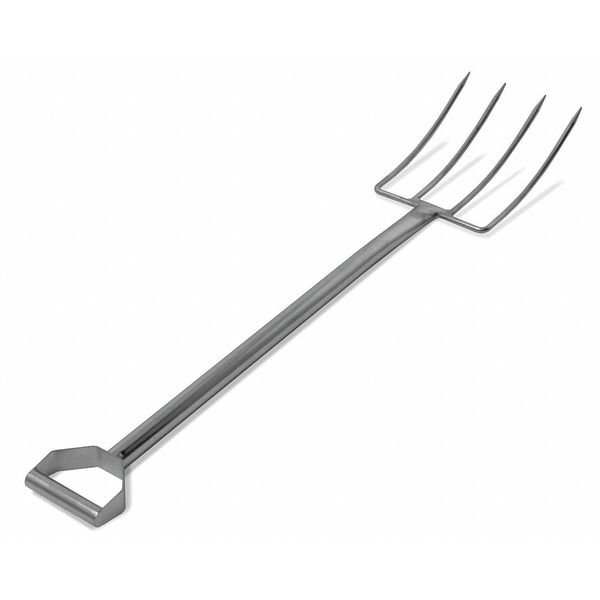 Sani-Lav Stainless Steel Fork, 4 Tines, 12 In 2073