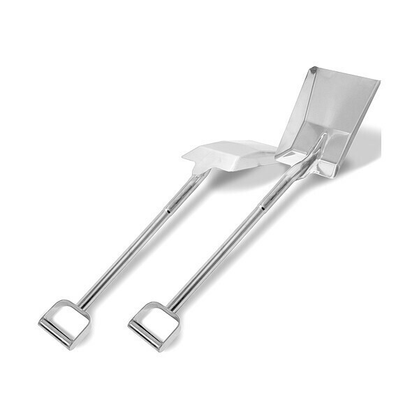 Sani-Lav Scoop Shovel, 304 Stainless Steel Blade, 27-1/2 in L Silver 304 Stainless Steel Handle 217