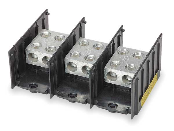 Eaton Bussmann Pwr Dist Block, 760A, 3P, 6AWG-500 MCM, 600V 16504-3