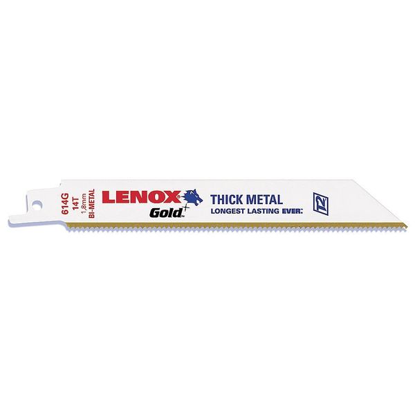 Lenox 6" L x Metal Cutting Reciprocating Saw Blade 21081B614GR
