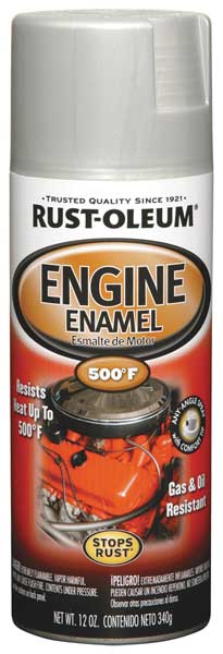 Rust-Oleum 12 oz. Cast Coat Aluminum Engine Enamel 248953