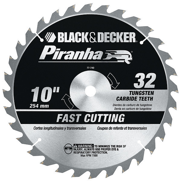 Black & Decker 10" Piranha Carbide Plus 32T Blade 77-740