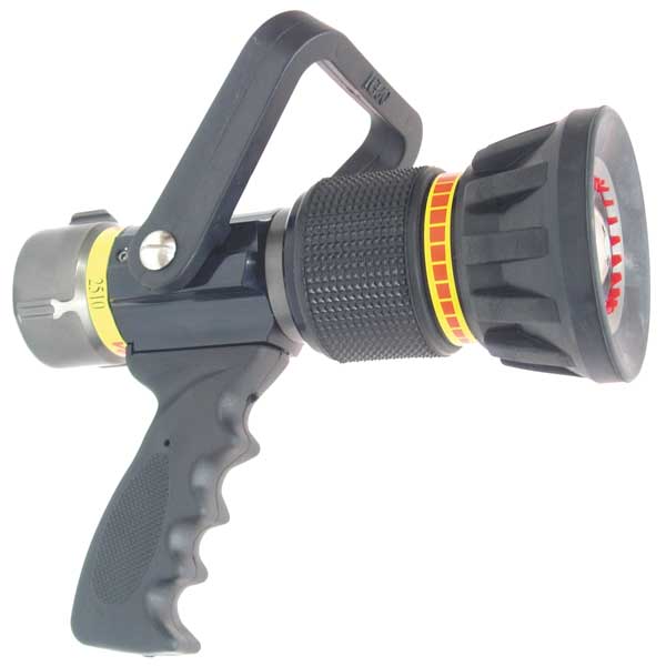 Viper Fire Hose Nozzle, 1-1/2 In., Black CG2510-95