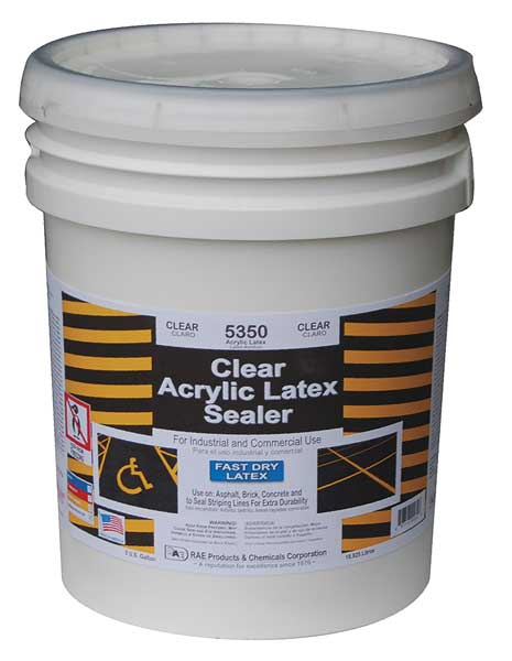 Rae Sealer, 5 gal, Clear, Acrylic, Semi Gloss 5350-05